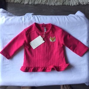 Catimini Super Soft Long Sleeve Baby Girls Top